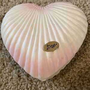 Rare Vintage Italian Berger Clam Shell Trinket Box